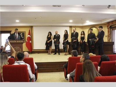 20 STAJYER AVUKATIMIZ CÜBBE GİYDİ
