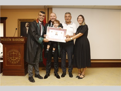 20 STAJYER AVUKATIMIZ CÜBBE GİYDİ