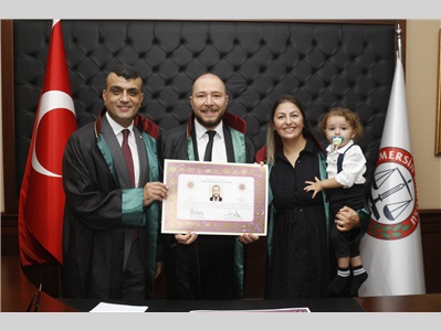 20 STAJYER AVUKATIMIZ CÜBBE GİYDİ