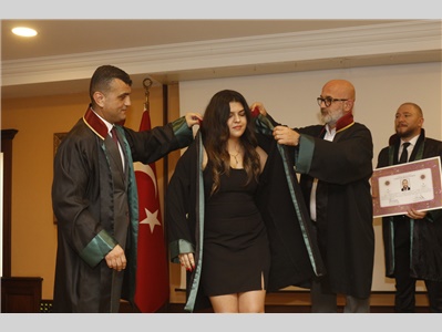 20 STAJYER AVUKATIMIZ CÜBBE GİYDİ