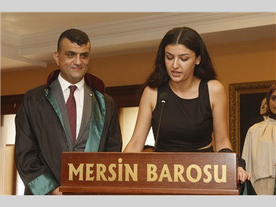 20 STAJYER AVUKATIMIZ CÜBBE GİYDİ