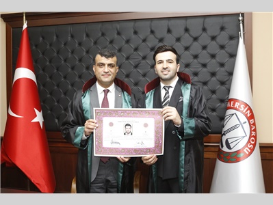 20 STAJYER AVUKATIMIZ CÜBBE GİYDİ