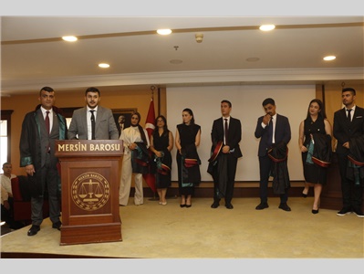 20 STAJYER AVUKATIMIZ CÜBBE GİYDİ