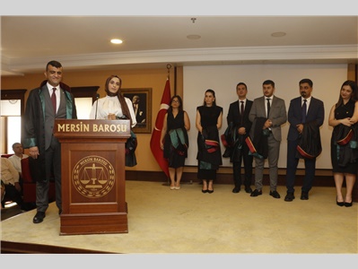 20 STAJYER AVUKATIMIZ CÜBBE GİYDİ