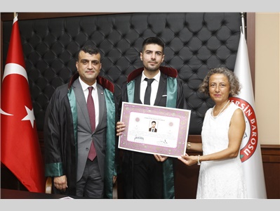 20 STAJYER AVUKATIMIZ CÜBBE GİYDİ