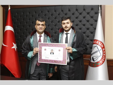 20 STAJYER AVUKATIMIZ CÜBBE GİYDİ