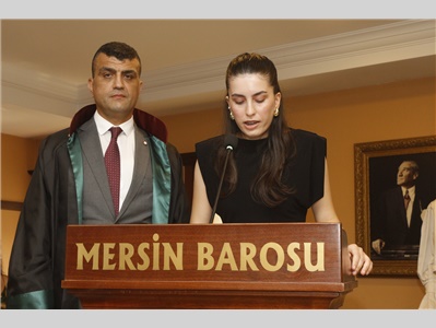 20 STAJYER AVUKATIMIZ CÜBBE GİYDİ