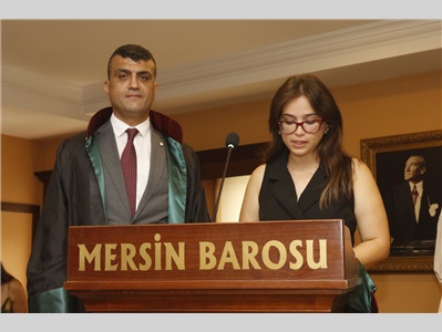 20 STAJYER AVUKATIMIZ CÜBBE GİYDİ