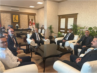 MERSİN CUMHURİYET BAŞSAVCISI SAYIN AHMET ÇELİKKOL’A ZİYARET
