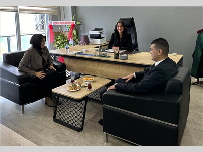 MESLEKTAŞIMIZIN OFİS AÇILIŞINA KATILDIK