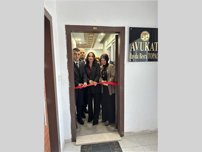 MESLEKTAŞIMIZIN OFİS AÇILIŞINA KATILDIK