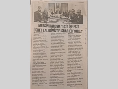 2025 yılı CMK ücret tarifesi açıklama