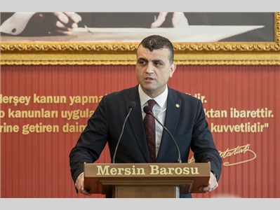 MERSİN BÜYÜKŞEHİR BELEDİYE BAŞKANI SAYIN VAHAP SEÇER BAROMUZU ZİYARET ETTİ
