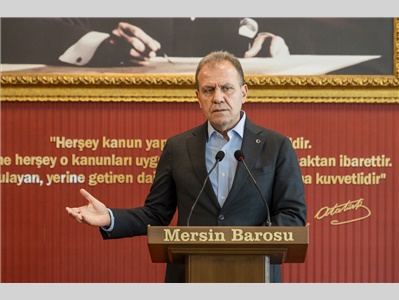 MERSİN BÜYÜKŞEHİR BELEDİYE BAŞKANI SAYIN VAHAP SEÇER BAROMUZU ZİYARET ETTİ