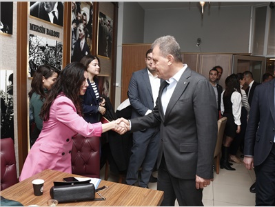 MERSİN BÜYÜKŞEHİR BELEDİYE BAŞKANI SAYIN VAHAP SEÇER BAROMUZU ZİYARET ETTİ