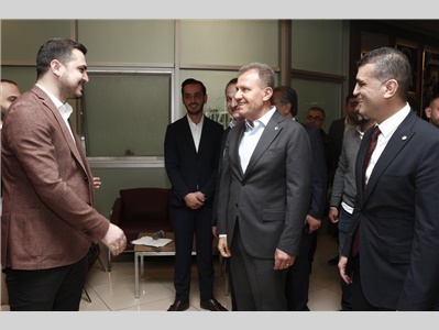 MERSİN BÜYÜKŞEHİR BELEDİYE BAŞKANI SAYIN VAHAP SEÇER BAROMUZU ZİYARET ETTİ