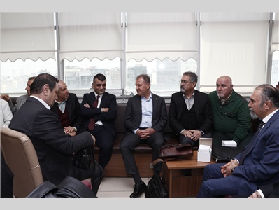 MERSİN BÜYÜKŞEHİR BELEDİYE BAŞKANI SAYIN VAHAP SEÇER BAROMUZU ZİYARET ETTİ