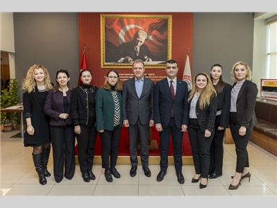 MERSİN BÜYÜKŞEHİR BELEDİYE BAŞKANI SAYIN VAHAP SEÇER BAROMUZU ZİYARET ETTİ