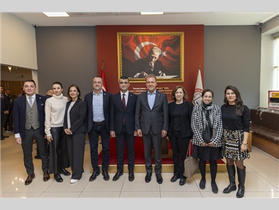 MERSİN BÜYÜKŞEHİR BELEDİYE BAŞKANI SAYIN VAHAP SEÇER BAROMUZU ZİYARET ETTİ