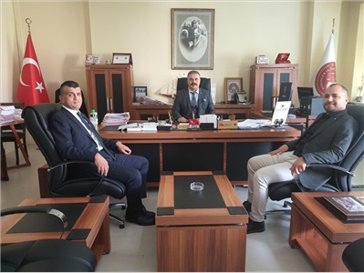 TARSUS CUMHURİYET BAŞSAVCI VEKİLİ OSMAN TEZCAN’A ZİYARET