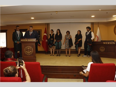 6 STAJYER AVUKATIMIZ CÜBBE GİYDİ