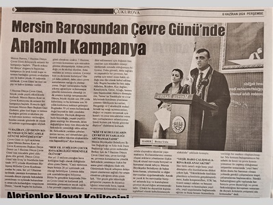 Mersin Barosu, "Yeşil Baro, İklim Dostu Baro" için kolları sıvadı