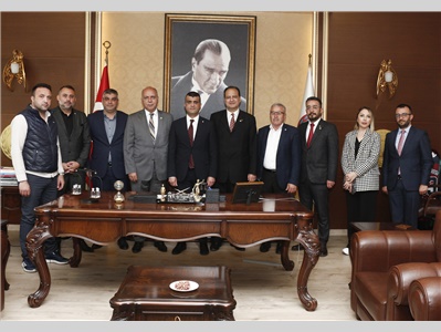 İYİ PARTİ MERSİN BÜYÜKŞEHİR BELEDİYE BAŞKAN ADAYI BÜLENT ÖZKAN'DAN ZİYARET