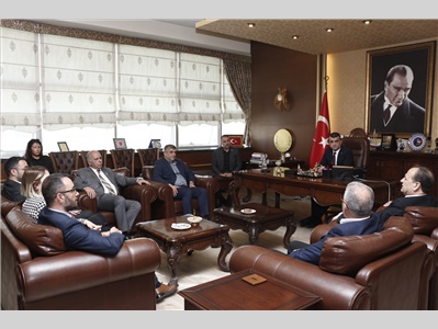 İYİ PARTİ MERSİN BÜYÜKŞEHİR BELEDİYE BAŞKAN ADAYI BÜLENT ÖZKAN'DAN ZİYARET