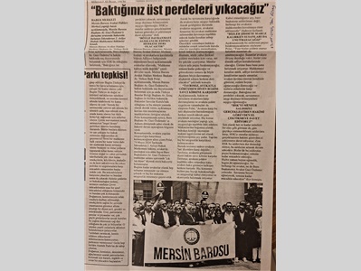 Basın açıklaması: "Baktığınız üst perdeleri yıkacağız."