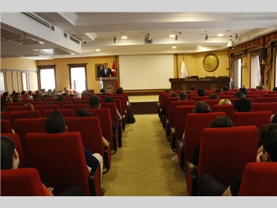 MERSİN BAROSU 2023-2024 YILI STAJ EĞİTİMİ İKİNCİ DÖNEM AÇILIŞI YAPILDI