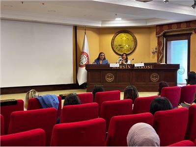 "KADININ AİLE HUKUKUNDAN DOĞAN VE AİLE İÇİ ŞİDDETLE MÜCADELEDE TALEPLERİ” KONULU EĞİTİMİN İLKİ DÜZENLENDİ