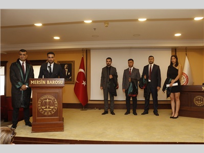 5 STAJYER AVUKATIMIZ CÜBBE GİYDİ