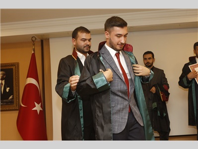 5 STAJYER AVUKATIMIZ CÜBBE GİYDİ