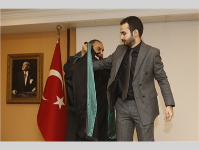 5 STAJYER AVUKATIMIZ CÜBBE GİYDİ