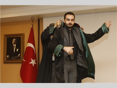 5 STAJYER AVUKATIMIZ CÜBBE GİYDİ