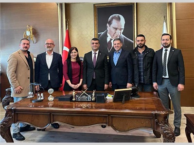 CHP MEZİTLİ BELEDİYE BAŞKAN ADAY ADAYI SERKAN TUNÇER'DEN ZİYARET