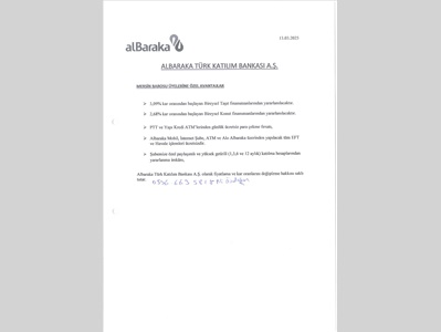 ALBARAKA TÜRK KATILIM BANKASI İLE İNDİRİM PROTOKOLÜ İMZALANDI