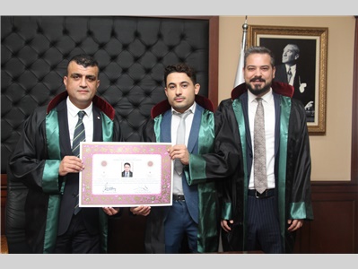 5 STAJYER AVUKATIMIZ CÜBBE GİYDİ