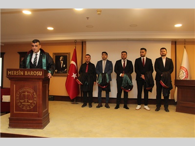 5 STAJYER AVUKATIMIZ CÜBBE GİYDİ