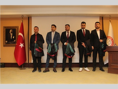 5 STAJYER AVUKATIMIZ CÜBBE GİYDİ