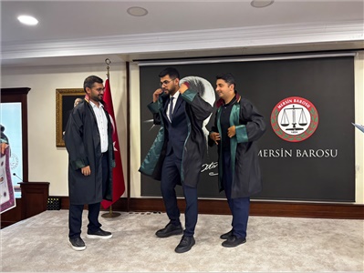 STAJYER AVUKATLARIMIZIN CÜBBE GİYME HEYECANI