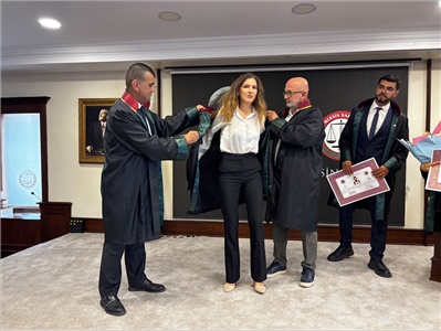 STAJYER AVUKATLARIMIZIN CÜBBE GİYME HEYECANI