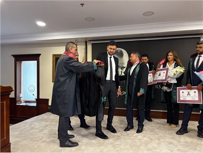 STAJYER AVUKATLARIMIZIN CÜBBE GİYME HEYECANI