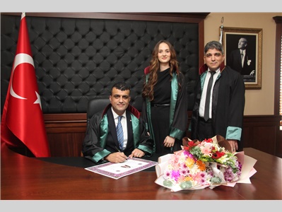 9 STAJYER AVUKATIMIZ, AVUKATLIK RUHSATNAMESİNİ ALDI