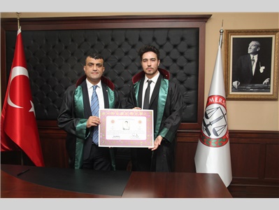 9 STAJYER AVUKATIMIZ, AVUKATLIK RUHSATNAMESİNİ ALDI