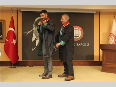 9 STAJYER AVUKATIMIZ, AVUKATLIK RUHSATNAMESİNİ ALDI