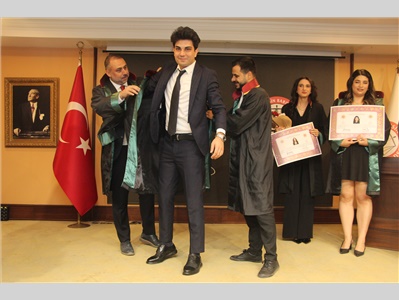 9 STAJYER AVUKATIMIZ, AVUKATLIK RUHSATNAMESİNİ ALDI