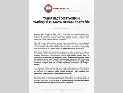BAROLAR ORTAK AÇIKLAMA YAPTI