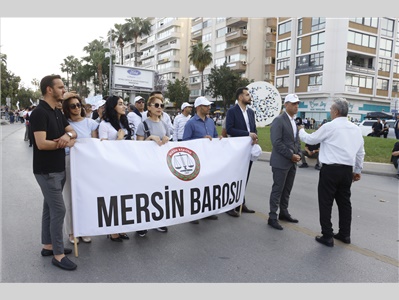 MERSİN BAROSU 1 MAYISTA ALANDAYDI