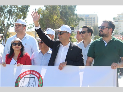 MERSİN BAROSU 1 MAYIS’TA ALANDAYDI